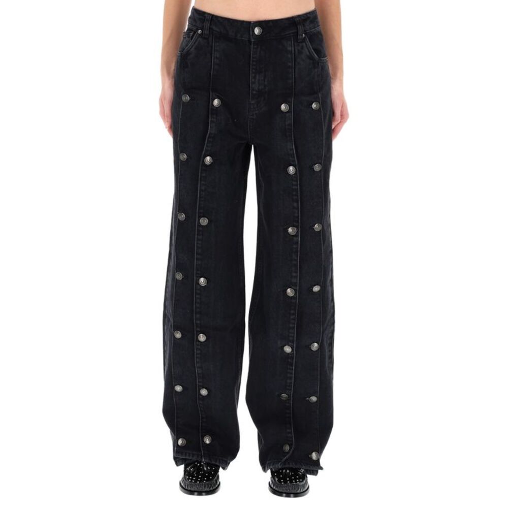 Rotate Birger Christensen Women Jeans With Button Detail